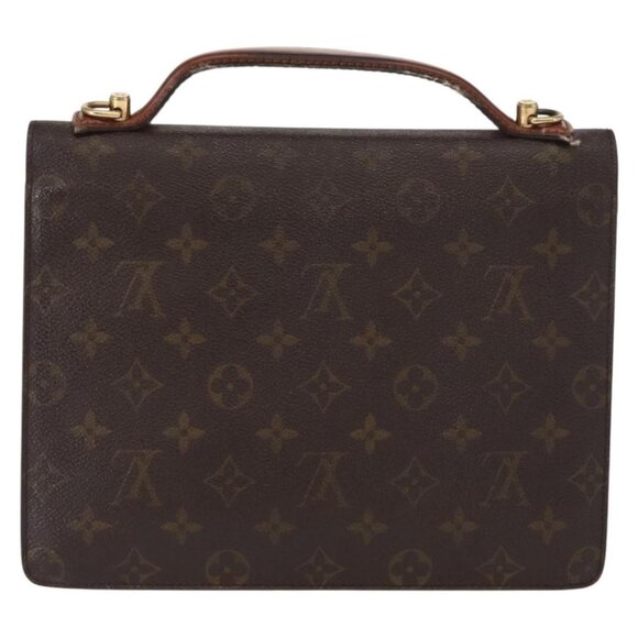 Authentic LOUIS VUITTON Monogram Monceau 26 Shoulder Bag M51187 LV - Picture 9 of 16
